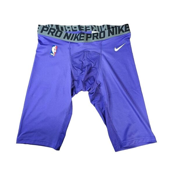 Nike Pro Cool NBA Dri-Fit Compression Tight Shorts Base Layer Mens Size XLT - Picture 1 of 4